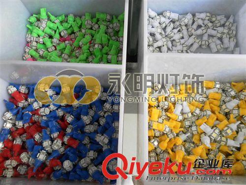 高亮LED牌照燈 T10 5SMD LED小插泡 示寬燈 LED汽車(chē)門(mén)燈 閱讀燈原始圖片3