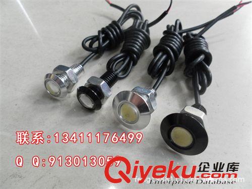 LED鷹眼燈 DIY車牌反擊燈 大功率1.5W倒車燈 加裝牌照燈 貼膠