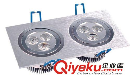 供應(yīng)LED天花燈 2*3*1W雙頭天花燈 中山市古鎮(zhèn)LED燈具原始圖片3
