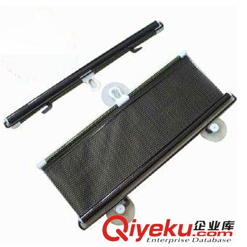 汽車自動收縮卷簾太陽擋 遮陽簾/側(cè)擋 雙拉桿黑紗太陽擋 40*45CM原始圖片2
