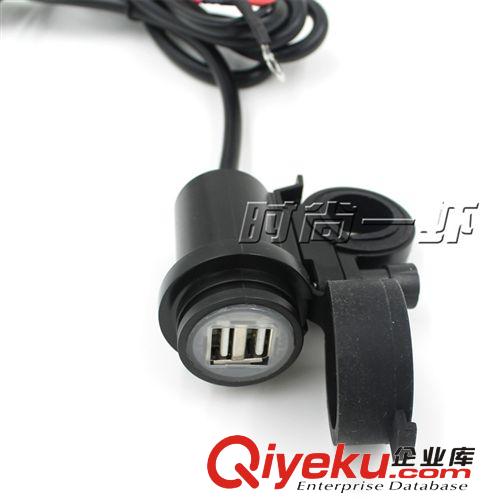 摩托車(chē)12V 24V車(chē)載USB手機(jī)充電器改裝 雙USB 2.1 A龍頭車(chē)充原始圖片2