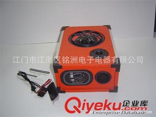 批發供應12V   6寸方型插卡紅皮低音炮原始圖片2