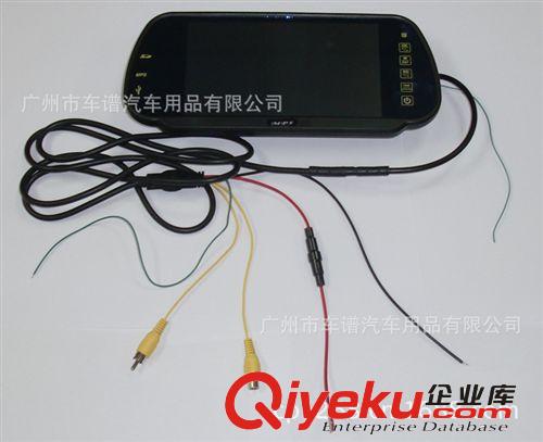 廠家直銷7寸后視鏡帶MP5車用顯示屏車載顯示器倒車影像系統(tǒng)原始圖片3