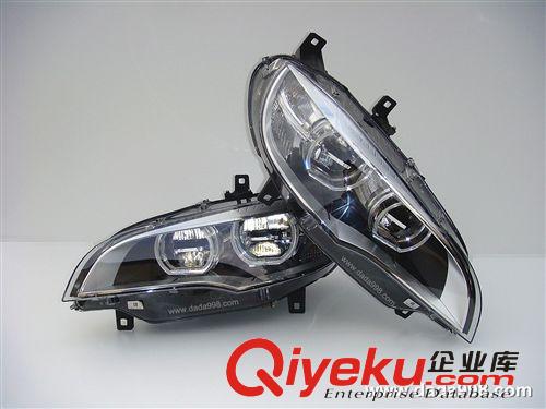 原裝zp寶馬X5X6 LED大燈總成 E70 E71方形天使眼LED日間行車(chē)燈