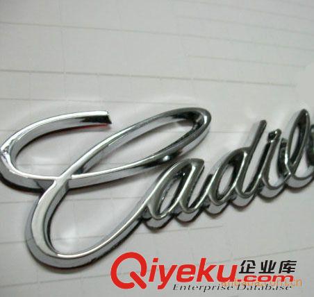 金屬材質(zhì)凱迪拉克原廠款式英文車標 CADILLAC 英文標尾標