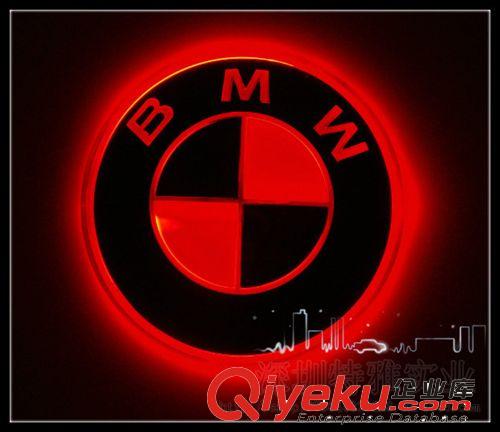 廠家直銷 {zx1}款寶馬{dj0}改裝LED車標BMW立體發(fā)光車標志 4D車標志原始圖片2