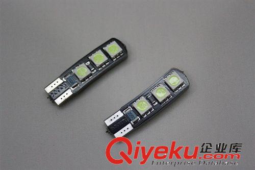 冰藍T10 6led刀鋒新款示寬燈超亮LED車燈改裝車用小燈帶解碼冰藍原始圖片2