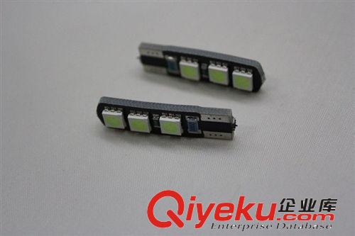 冰藍T10 6led刀鋒新款示寬燈超亮LED車燈改裝車用小燈帶解碼冰藍原始圖片3