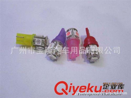 T10-5050-5SMD LED汽車示寬燈 儀表燈 閱讀燈 摩托車小燈原始圖片2