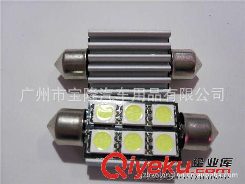 雙尖帶散熱 6SMD5050canbus寶馬專用LED燈 防錯報 36,39MM原始圖片2