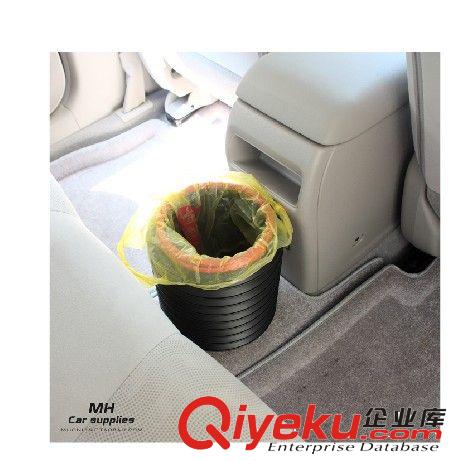可伸縮 家用車用垃圾桶 汽車垃圾桶 車載垃圾桶 汽車置物桶 4升原始圖片3