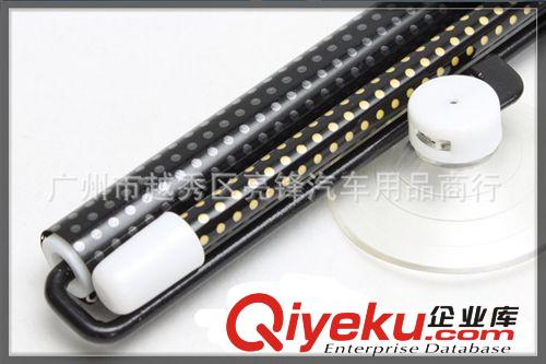 汽車遮陽擋 伸縮隔熱簾 黑色網點遮陽簾側檔 銀色太陽擋 45*125cm原始圖片3