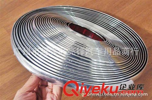 22mm汽車防撞條 車窗飾條 車身裝飾條 銀色后飾條 DIY 亮條原始圖片3