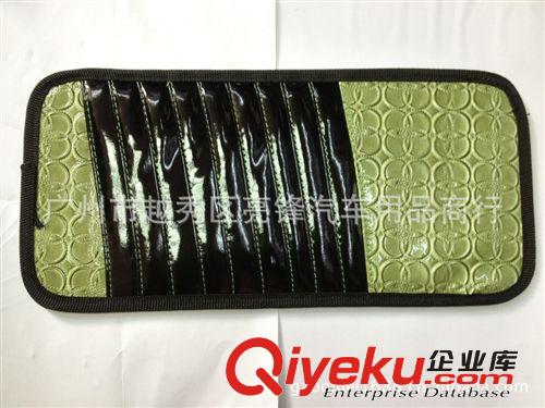 新款皮革遮陽板式CD夾/CD包 汽車gd時尚CD板 車用多功能CD夾原始圖片3