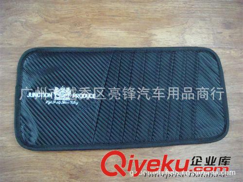 大量供應 車用碳纖布遮陽板CD包CD夾 汽車碳纖維CD夾 改裝車標原始圖片2