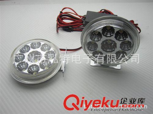 KSY-008O超級亮度LED汽車日間行車燈LED行車燈 LED防霧燈9LEDX2