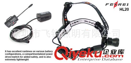 飛銳新款HL20  Cree XM-L 強(qiáng)光頭燈，LED頭燈，登山騎行專用頭燈