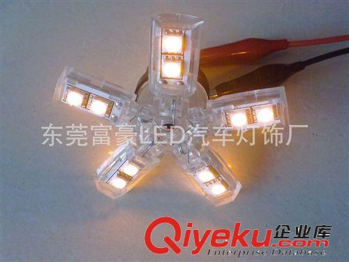 供應富豪新型LED汽車燈泡　15SMD五爪汽車燈 五爪剎車燈原始圖片2