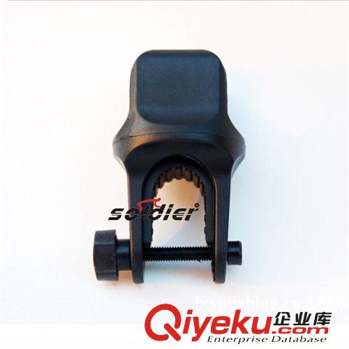 SOLDIER槍型自行車燈架/自行車燈夾/槍型手電筒夾//槍形燈夾