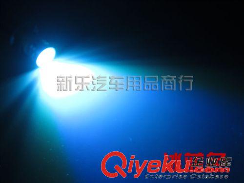 T10 透鏡示寬燈 LED示寬燈 小燈牌照燈 大功率1.5W 冰藍(lán)色原始圖片2