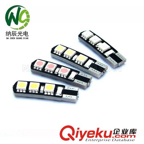 T10刀鋒 解碼 6SMD 汽車LED 示寬燈 小燈 日間行車燈 冰藍色