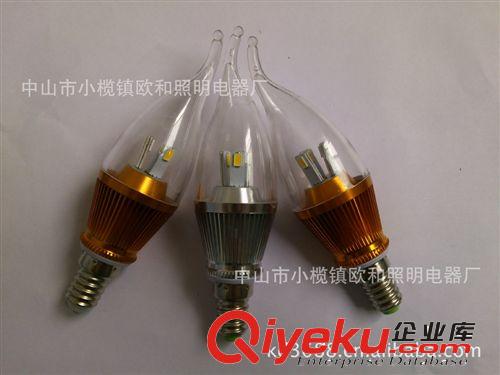 供應(yīng)鰭片式三叉LED蠟尾燈，蠟燭燈，24珠3014燈珠組成水晶燈{sx}