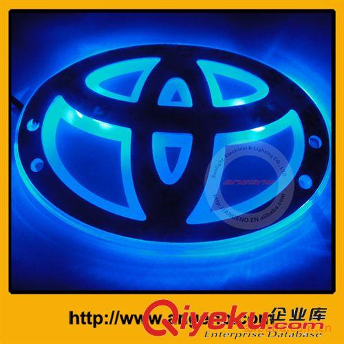 2010新款豐田卡羅拉 新威弛 凱美瑞 專用汽車LED車標背光燈背燈原始圖片3