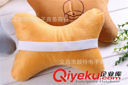 PROPHET/汽車毛絨安全頭枕-護頸枕-骨頭枕-安全枕-保健-對裝原始圖片2