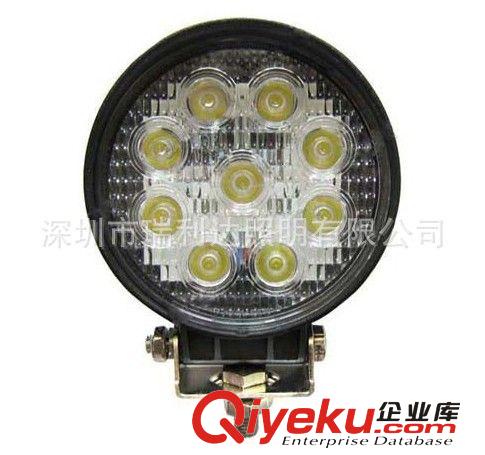LED工作燈，27W方燈，27W圓燈，圓形工作燈，鏟車燈，農(nóng)業(yè)工作燈