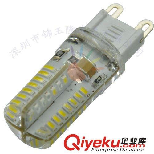 G9 led 64 3014 高亮 硅膠水晶燈插泡 LED正白360度發(fā)光