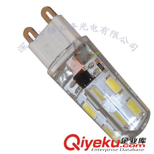 玉米燈暖白G9水晶硅膠透明16LED5630商場賓館櫥柜衣柜家居照明燈