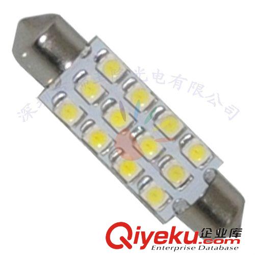 42mm 12 3528SMD LED汽車(chē)雙尖閱讀車(chē)頂燈牌照燈內(nèi)飾燈車(chē)門(mén)燈原始圖片3