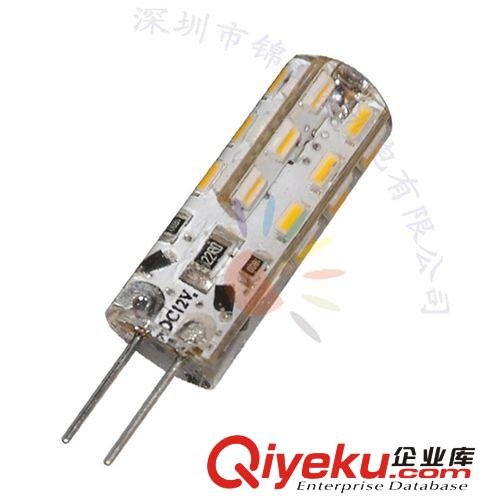 暖白G4 LED玉米燈 光源24珠SMD3014 LED硅膠玉米燈 AC/DC 12V