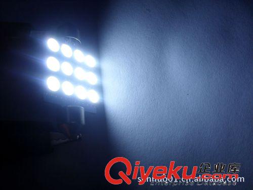 汽車LED雙尖 12SMD-41mm-5050 閱讀燈/車頂燈/牌照燈/后備箱燈