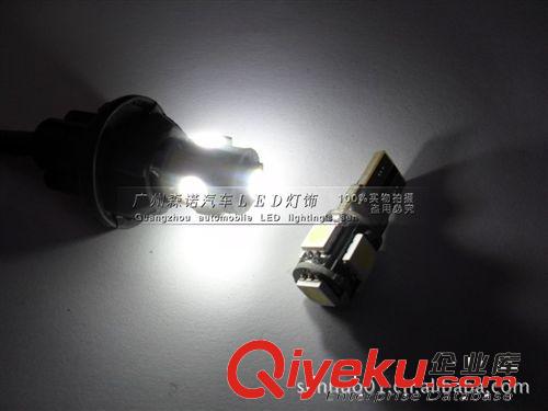 T10 5SMD 5050 解碼 Canbus 檢測燈 防報警 汽車LED 示寬燈