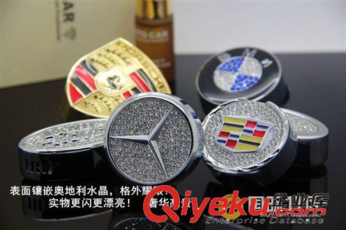 汽車香水 車載車用香水 帶鉆水晶車標 gd 出風口 吉普原始圖片3