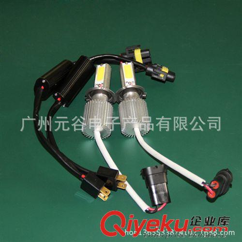 COB 60W汽車大燈 H4汽車大燈天使眼H4遠近光大燈/雙面COB大燈原始圖片2