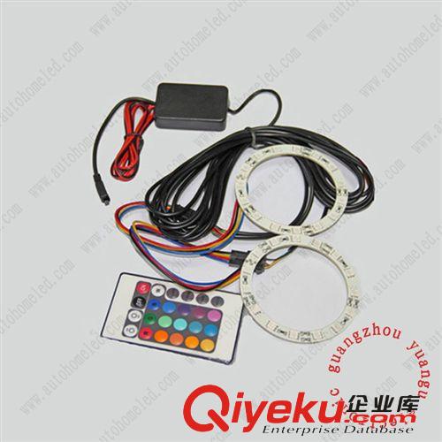 5050SMD 80mm RGB 天使眼光圈，LED汽車燈，寶馬汽車大燈天使眼原始圖片3
