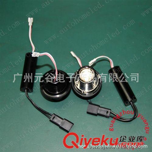 E39寶馬大功率天使眼5w 全黑鋁件 BMW專車專用大燈原始圖片2