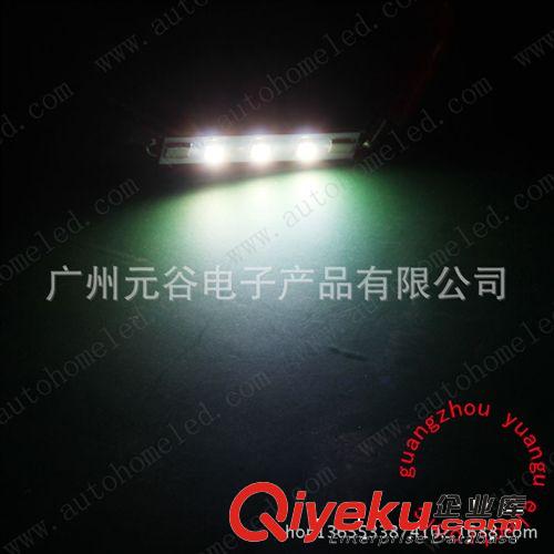canbus解碼雙尖LED閱讀燈3燈 15W大功率cree汽車燈 雙尖扣環原始圖片3