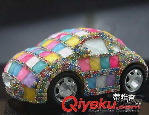 新品新款蒙奇奇 汽車飾品擺件 擺設(shè)車內(nèi)車用 鑲鉆水鉆水晶香水座