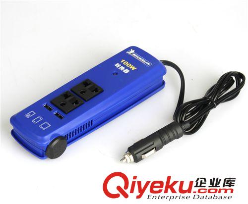 米其林DC/AC車載轉換器100W逆變器12V轉220V雙USB車載充電器電源