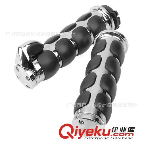 摩托車改裝手把套哈雷太子把套鋁合金把套帶省力器把套外貿品質