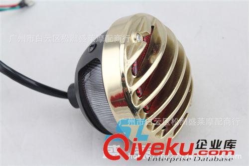 摩托車改裝后尾燈 騎跨車尾燈 單眼黑色透明罩