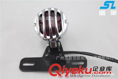 摩托車改裝尾燈太子改裝尾燈柵欄小尾燈、哈雷尾燈、復古尾燈原始圖片2