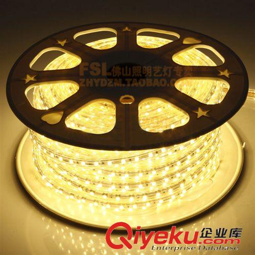 佛山照明 創想光電5050led燈帶60珠防水超高亮軟燈帶暖白黃光原始圖片2