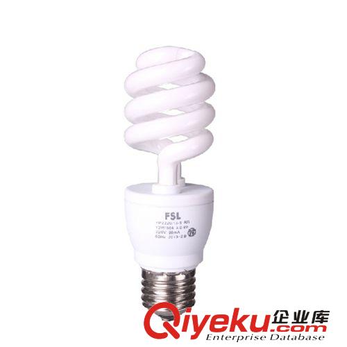 FSL佛山照明 T3旋螺型電子節能燈 三基色 半旋螺13W原始圖片2