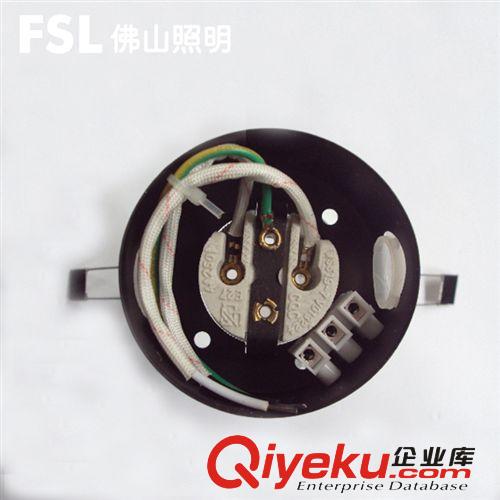 FSL佛山照明 客廳餐廳天花直豎螺直白邊筒燈 2.5/3/3.5/4/5/6寸原始圖片3