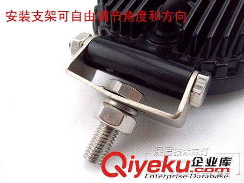 大功率LED越野汽車頂燈 工程車燈 改裝燈 車頂射燈 霧燈 18W圓型原始圖片2