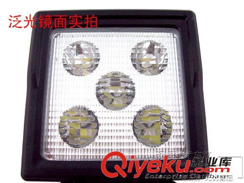 大功率LED改裝 越野車頂燈 汽車射燈 工程燈 輔助霧燈 15w方型原始圖片2